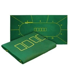 90*180cm 10 Players Rotary Baccarat Poker Set Fichas Poker Texas Hold'em Poker Table Cloth Fietro Felt Board Cloth
