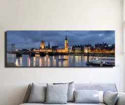 Panoramic Photography York London City Landscape Picture Canvas Print Painting For Home Decoration (Unframed)RA0025
