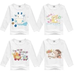 Girls T Shirt Minions Clothes Long Sleeve T-shirts For Girls Boys Tops Tees Kids T-shirt Children Baby Boy Girl Clothes T Shirts