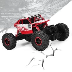 RC Car 4WD Rock Crawlers 4x4 Driving Car Double Motors Drive Bigfoot Car Remote Control Model Off-Road Vehicle Toy