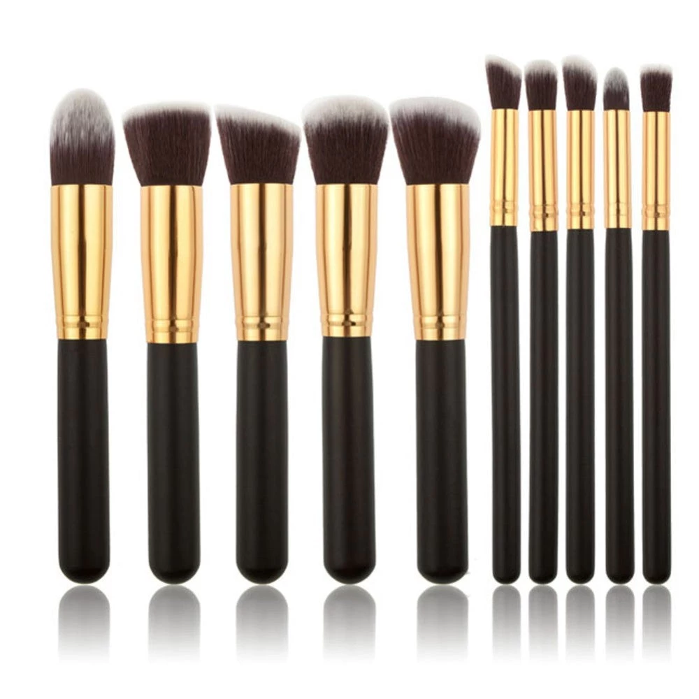 10Pcs Pro Makeup Blush Eyeshadow Blending Set Concealer Cosmetic Make Up Brushes Tool Eyeliner Lip Brushes - Image 5
