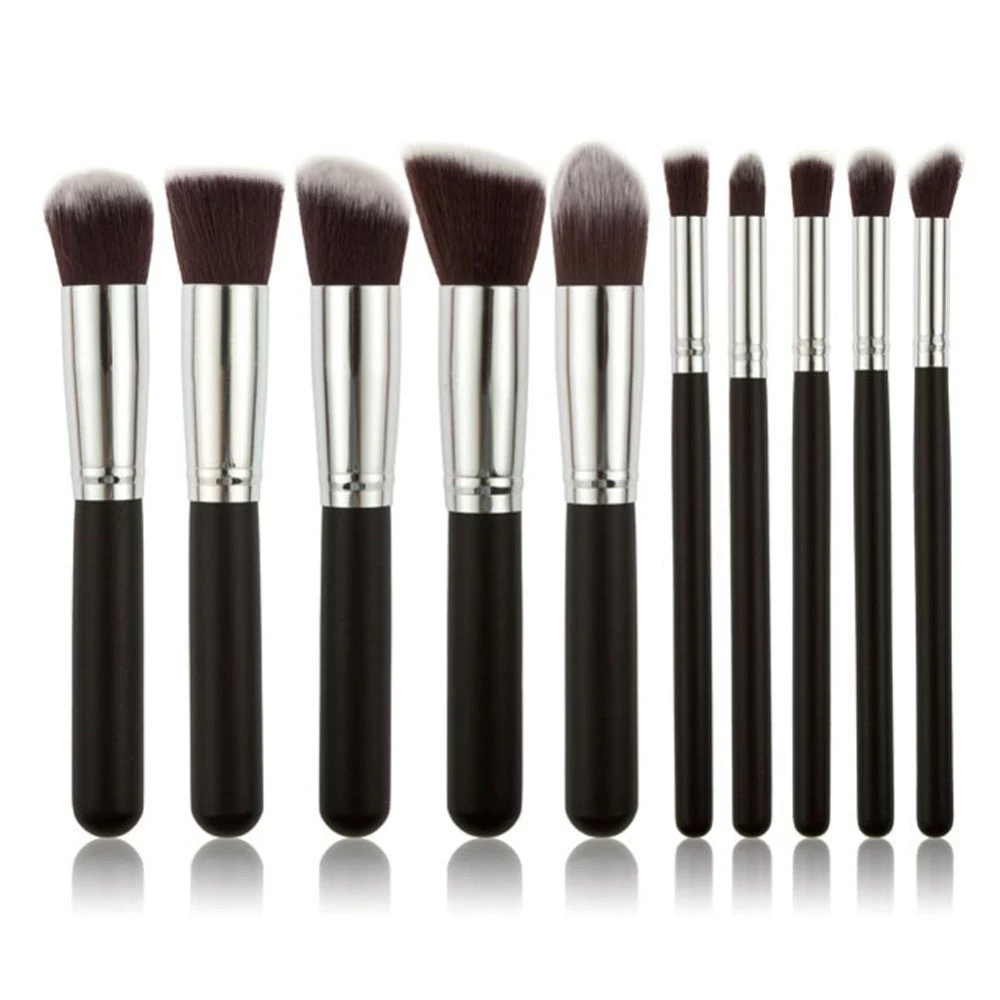 10Pcs Pro Makeup Blush Eyeshadow Blending Set Concealer Cosmetic Make Up Brushes Tool Eyeliner Lip Brushes - Image 9