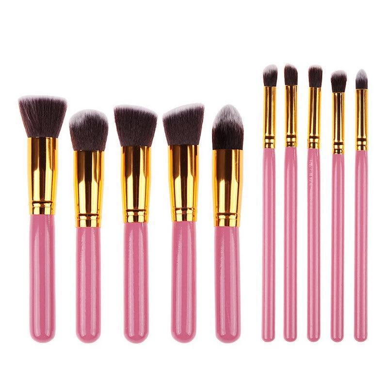 10Pcs Pro Makeup Blush Eyeshadow Blending Set Concealer Cosmetic Make Up Brushes Tool Eyeliner Lip Brushes - Image 2