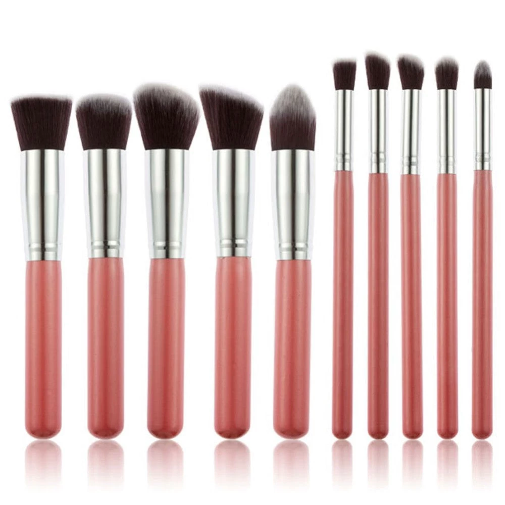 10Pcs Pro Makeup Blush Eyeshadow Blending Set Concealer Cosmetic Make Up Brushes Tool Eyeliner Lip Brushes - Image 4