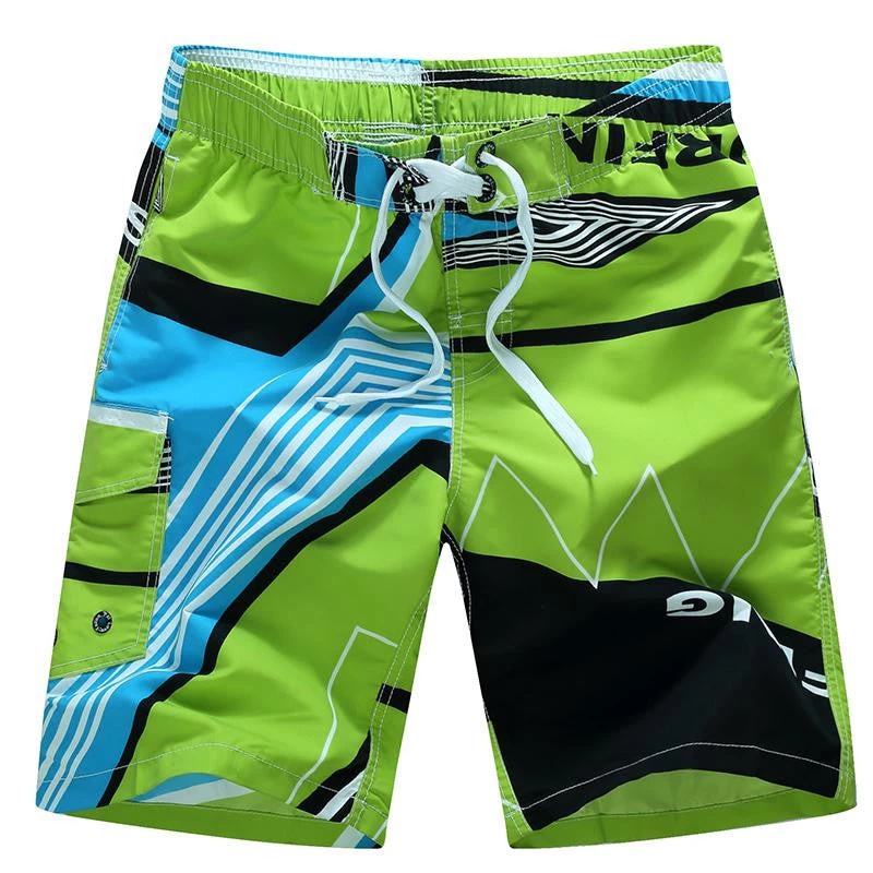 Fashion Quick Dry Men Shorts Brand Summer Casual Clothing Geometric Swimwears Beach Shorts Men's Board Shorts Q3