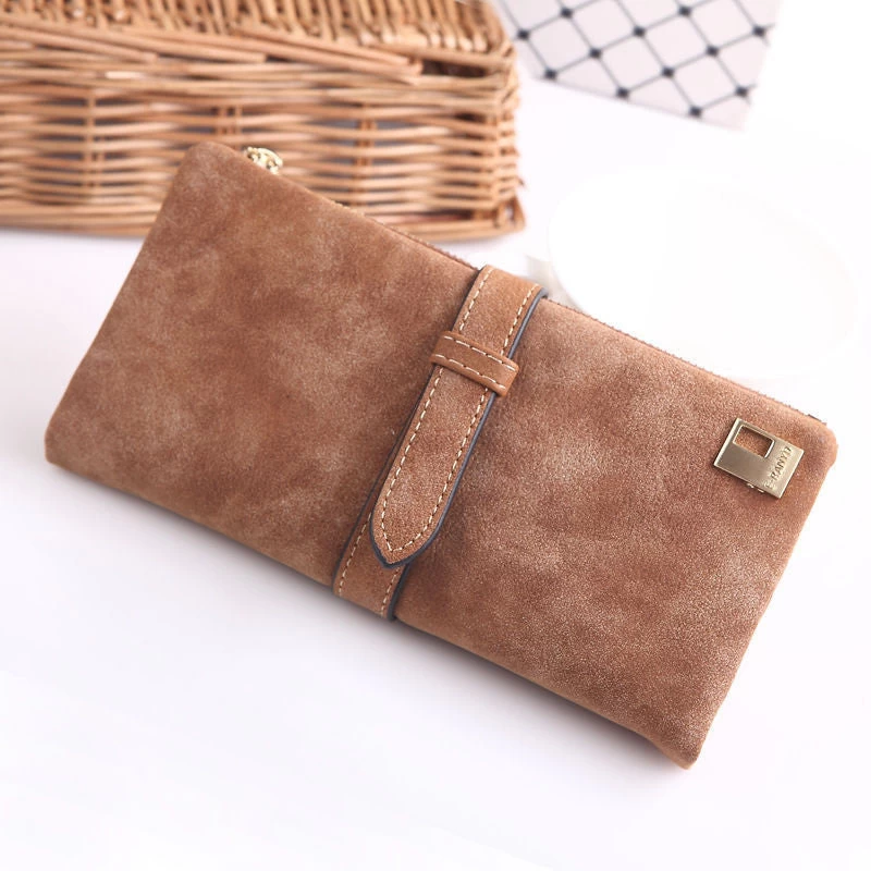 Susan' HOT Women Ladies Female Long Matte PU Leather Hasp Clutch Wallets Coin Purses Card Holder Handbag Monedero - Image 7