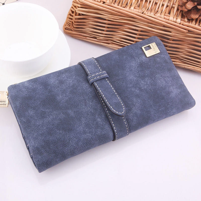 Susan' HOT Women Ladies Female Long Matte PU Leather Hasp Clutch Wallets Coin Purses Card Holder Handbag Monedero - Image 3