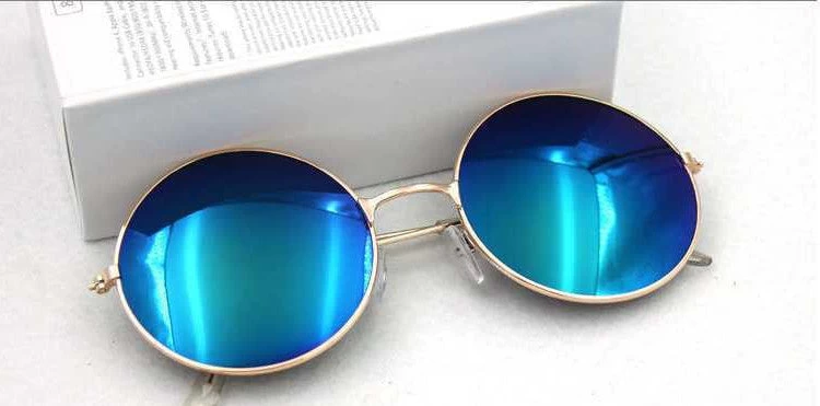 Vintage Round Lens Sunglasses Men/women Polarized Retro Coating Sun Glasses Round - Image 4