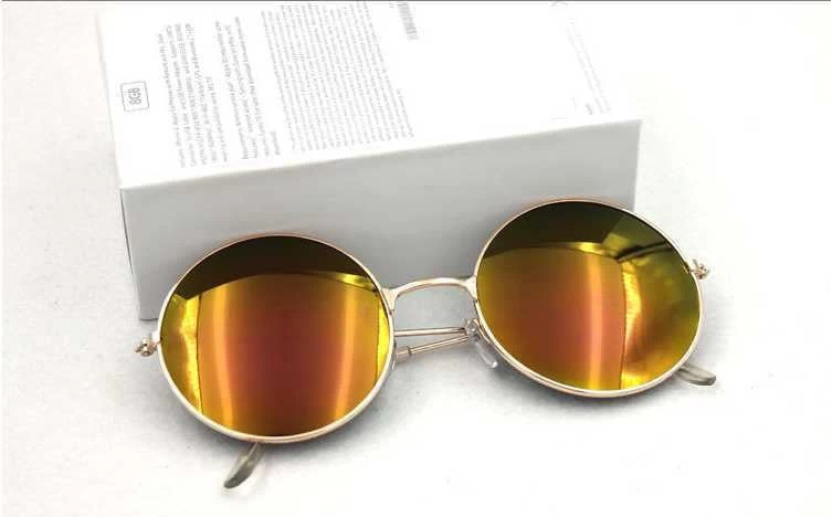 Vintage Round Lens Sunglasses Men/women Polarized Retro Coating Sun Glasses Round - Image 2