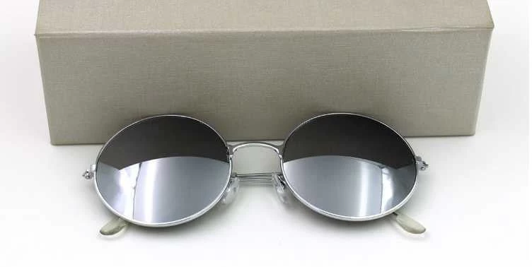 Vintage Round Lens Sunglasses Men/women Polarized Retro Coating Sun Glasses Round - Image 5