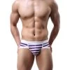 MR02 Stylish HOT Sexy Gay Men Cotton Stripe Underwear Men's Shorts Men Boxers Underpants Soft Underwears Brazil Design