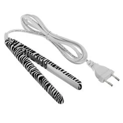 Electronic Professional Hairstyling Mini Portable Ceramic Flat Zebra Hair Straightener Irons Styling Tools