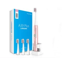 220V Pink A39Plus Wireless Charge Electric Toothbrush Ultrasonic Electric Tooth Brush Rechargeable Teeth Brush For Adult