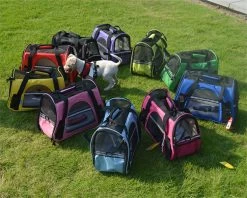 Pet Cat Travel Bags Breathable Pet Handbag Dog Shoulder Bag Teddy Pet Out Portable Package