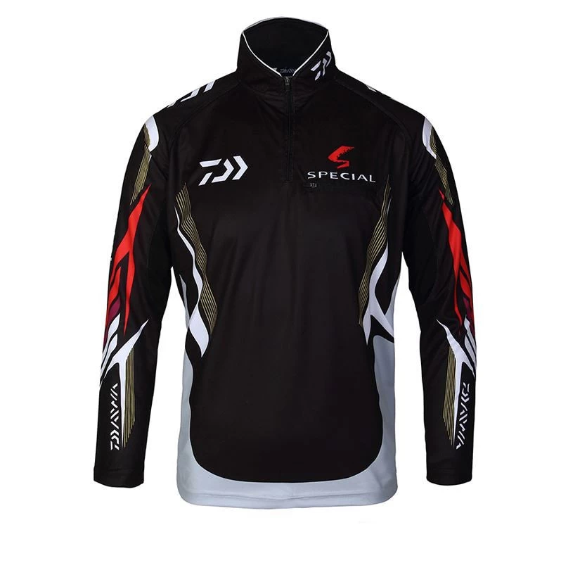 Men Brand Daiva Fishing Clothing UV Protection Moisture Wicking Breathable Long Sleeve Fishing Shirt Camisas Pesca - Image 3