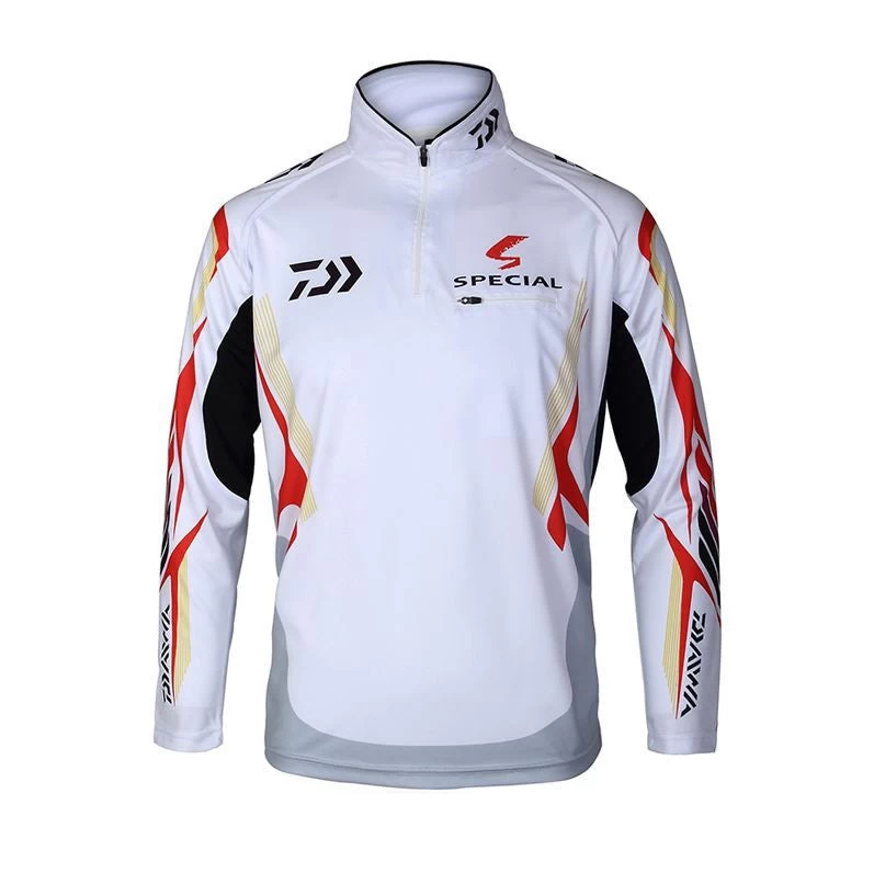 Men Brand Daiva Fishing Clothing UV Protection Moisture Wicking Breathable Long Sleeve Fishing Shirt Camisas Pesca - Image 2